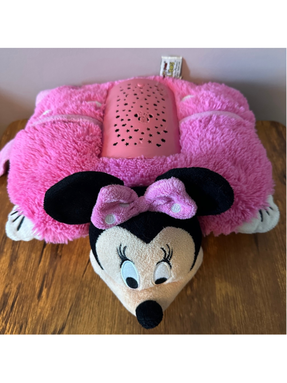 Pillow Pets Dream Lites Minnie Mouse Light Up Plush Projector Pink - Picture 1 of 8